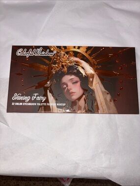 Colorful Rainbow Shining Fairy 32-Color Eyeshadow Palette - Warm Brown Tones